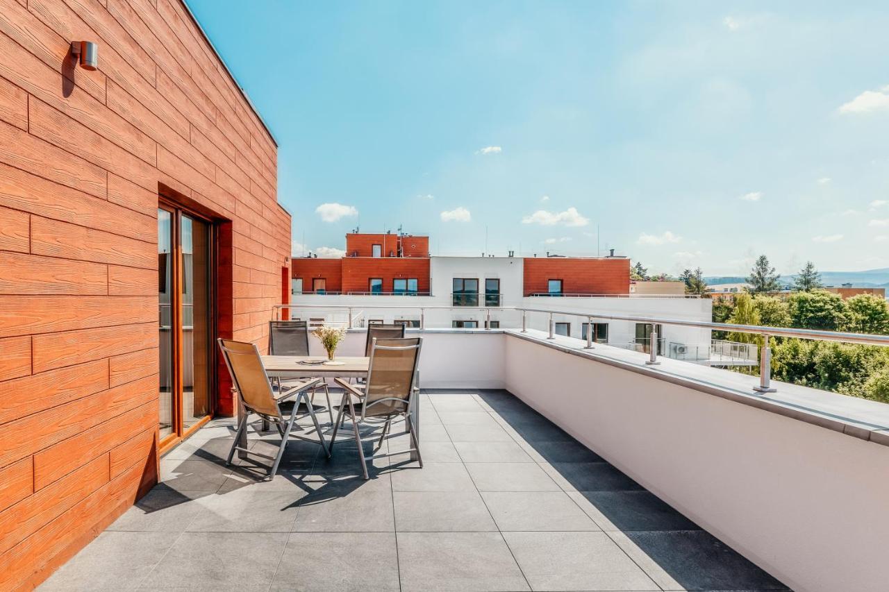 Apartament Widokowy - Penthouse Z Tarasem Кудова-Здрой Екстериор снимка